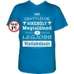 Gratulálok vízilabda póló vkék