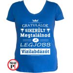 Gratulálok vízilabda póló női kék