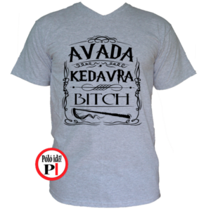 harry potter póló bitch szürke