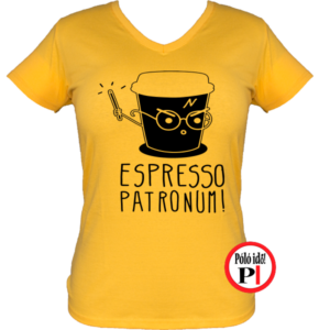 harry potter póló espresso patronum citrom