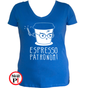 harry potter póló espresso patronum kék