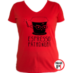 harry potter póló espresso patronum piros