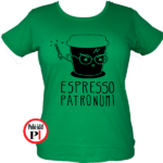 harry potter póló espresso patronum zöld