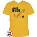 just hodl it kripto póló citrom