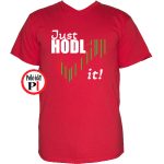 just hodl it kripto póló piros
