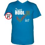 just hodl it kripto póló vkék