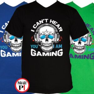 koponyás gamer póló