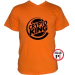 kripto king póló narancs