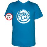 kripto king póló vkék