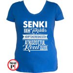 kriptós póló tökéletes női kék