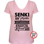 kriptós póló tökéletes női pink