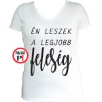 lánybúcsú póló legjobb feleség fehér