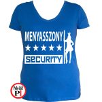 lánybúcsú póló security kék