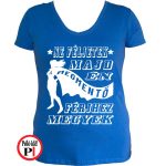 lánybúcsú póló szuperhős kék