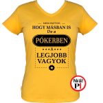 mások között pókeres női póló citrom