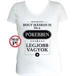 mások között pókeres női póló fehér