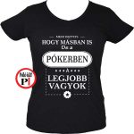 mások között pókeres női póló fekete