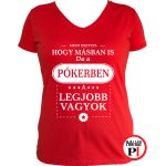 mások között pókeres női póló piros