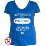 mások között pókeres női póló kék