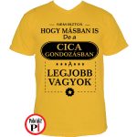 mások közt cicás póló citrom