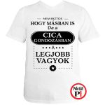 mások közt cicás póló fehér