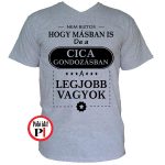 mások közt cicás póló szürke