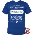 mások között lovas póló kék