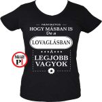 másban is lovas póló női fekete