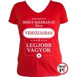 másban is videós póló női piros
