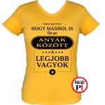 máshol családi anya póló citrom