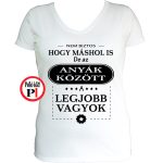 máshol családi anya póló fehér