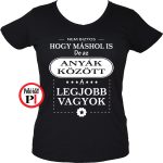 máshol családi anya póló fekete