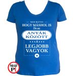 máshol családi anya póló kék