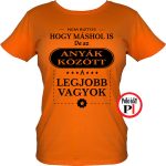 máshol családi anya póló narancs