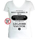 másban is fodrász póló női fehér
