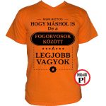 mások között fogorvos póló narancs