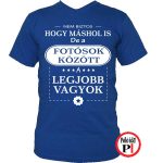 mások között fotós póló kék