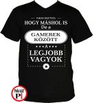 mások között gamer póló fekete