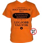 mások között katona póló narancs