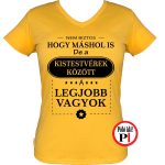 másban is kistestvér póló női citrom