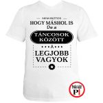 mások között táncos póló fehér