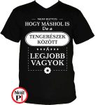 máshol is tengerész póló fekete