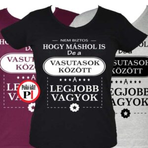 másban is vasutas póló női