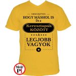 Máshol keresztapa póló citrom