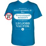 Máshol keresztapa póló vkék