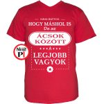 mások között ács póló piros