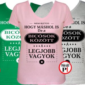 másban is biciklis póló női