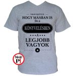 mások közt könyvelő póló szürke