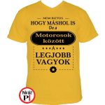 Mások között motoros póló citrom