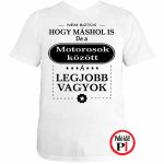 Mások között motoros póló fehér